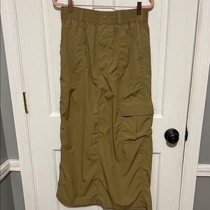 Aerie offline Khaki Cargo Skirt
